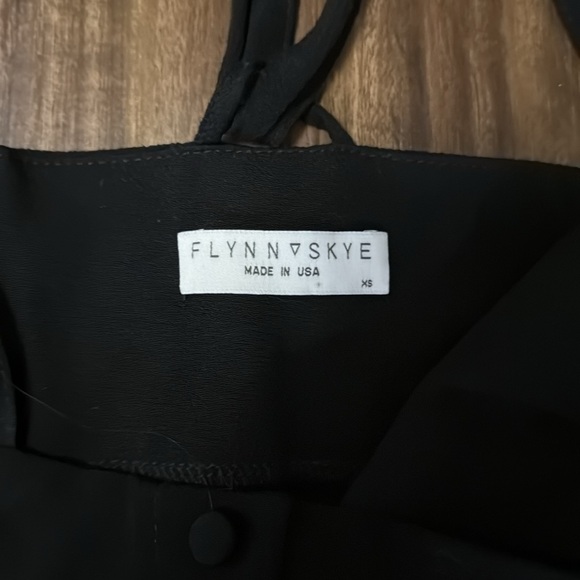 Flynn Skye Suspender Maxi Skirt size XS in Solid Black - Picture 4 of 4